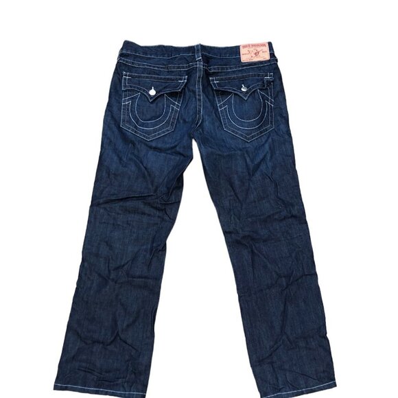 Vintage True Religion Jeans Size 38 RICKY Blue - Picture 3 of 5